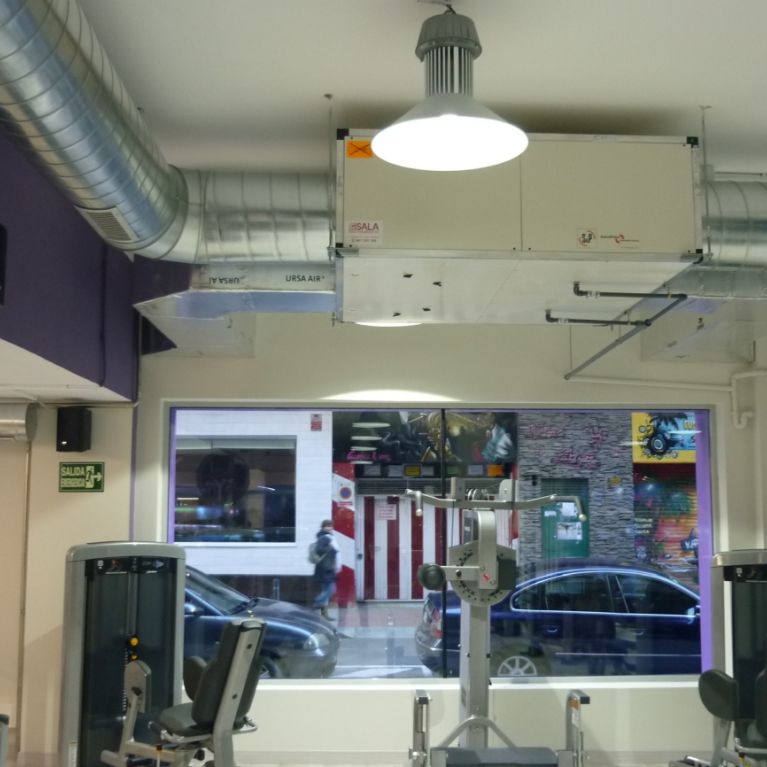 Climatizacion y ventilacion espacios al público